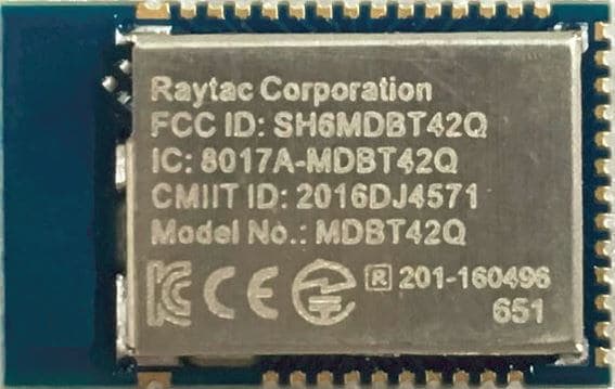 Raytac製BLEモジュール MDBT42-P512KV2