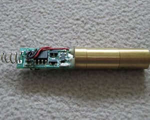 レーザーポインター用モジュールユニット