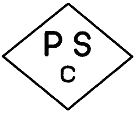 PSC認証合格を示す円形のPSCマーク