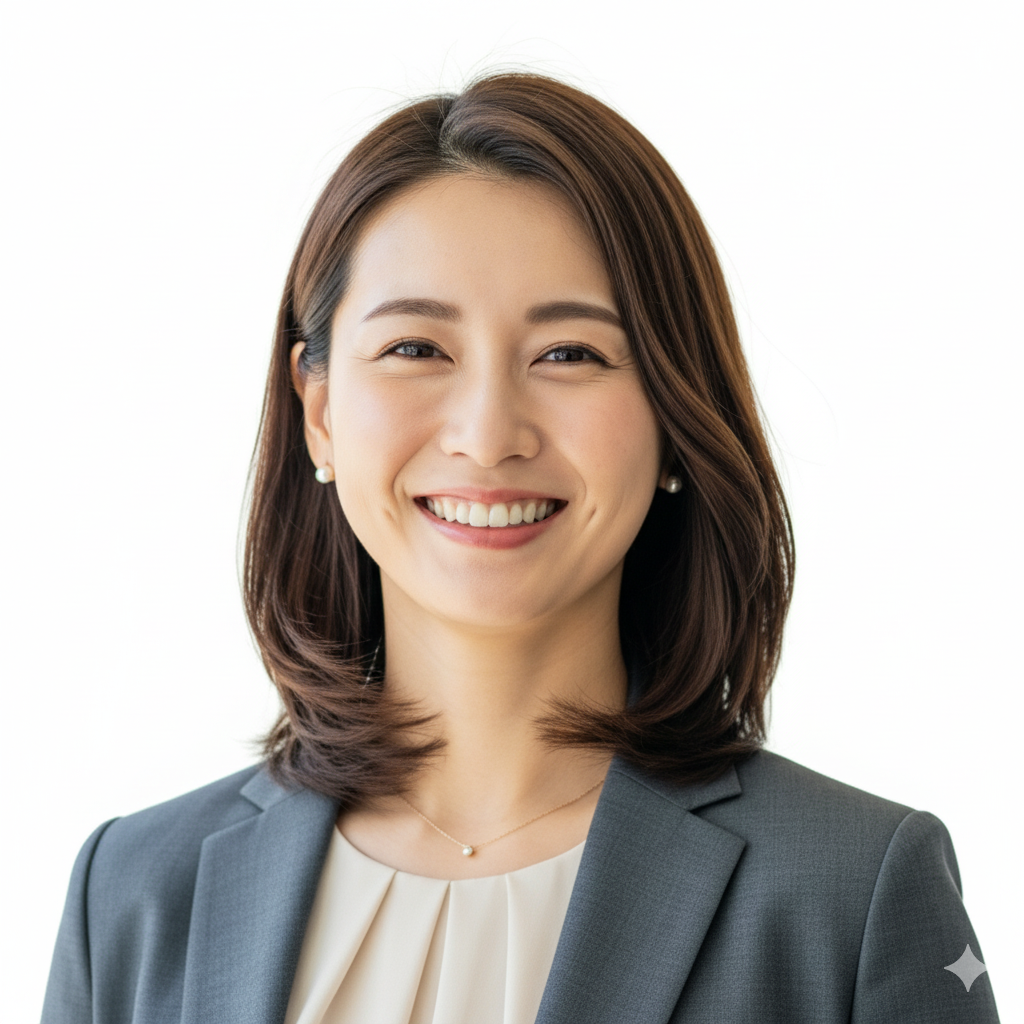 笑顔の女性