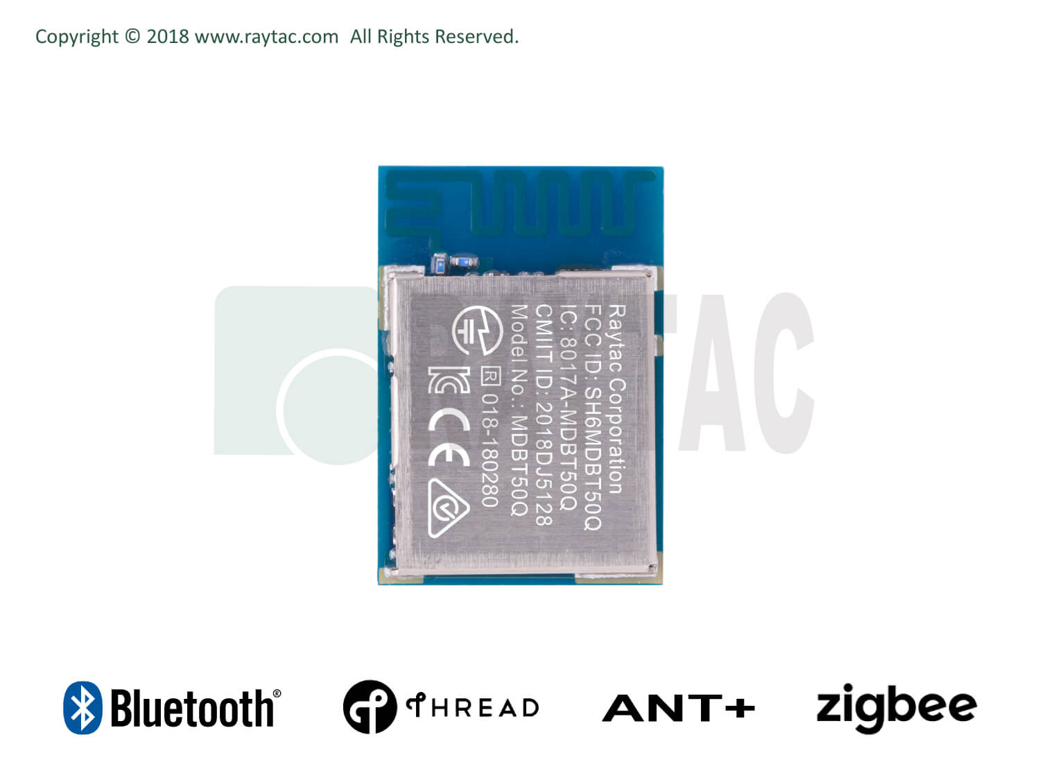 Raytac nRF52840シリーズ モジュール外観