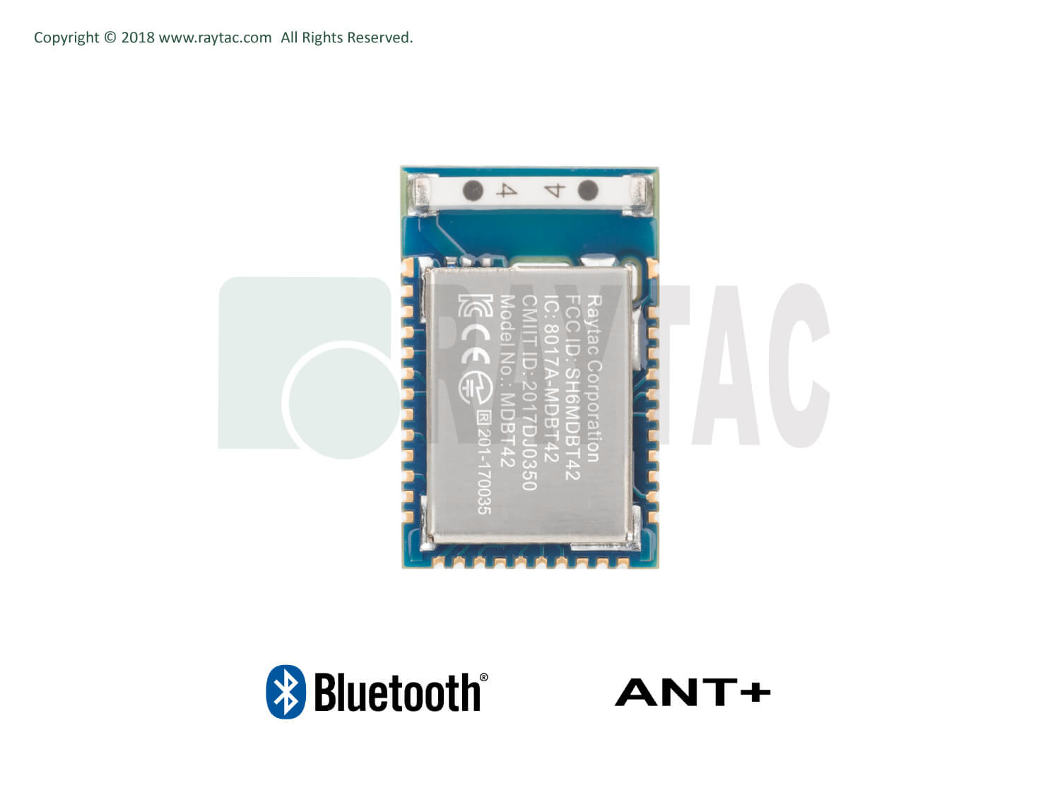 Raytac BLEモジュール MDBT42Q-512KV2