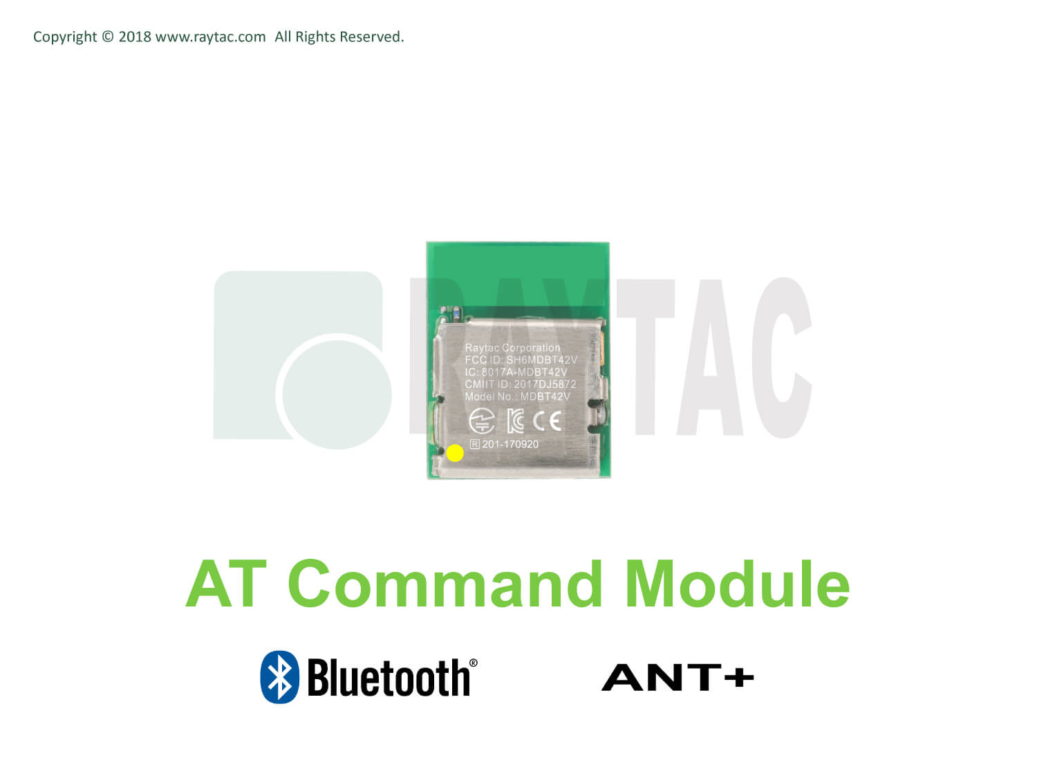 Raytac BLEモジュール MDBT42V-PAT