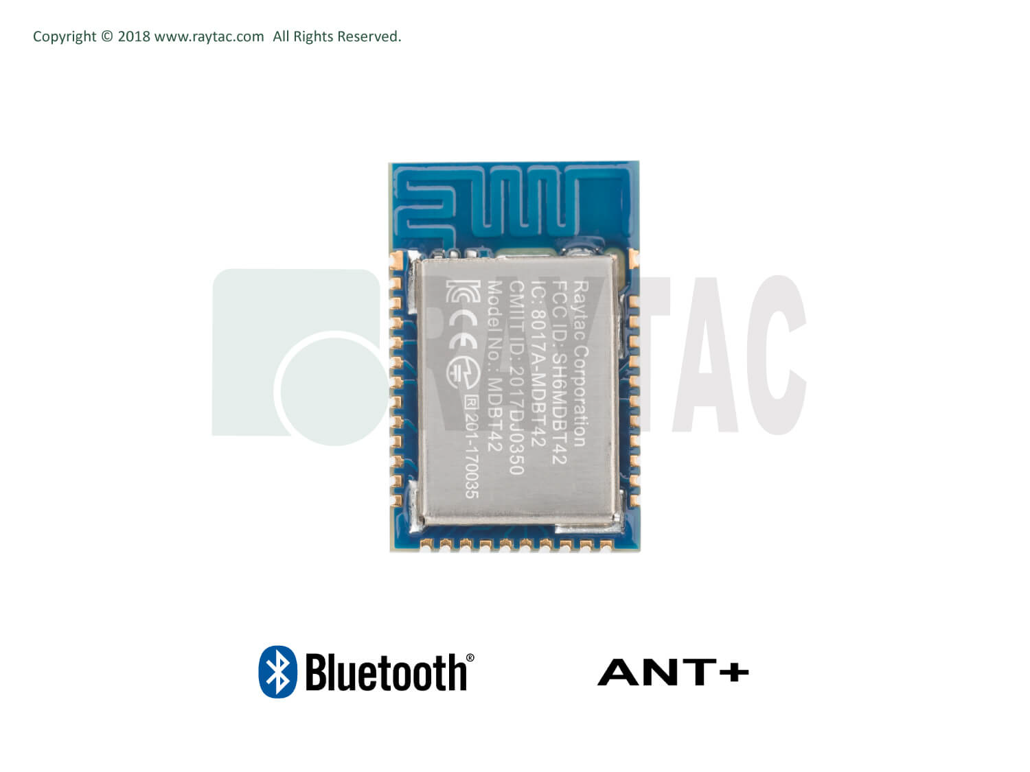 Raytac BLEモジュール MDBT42Q-P512KV2