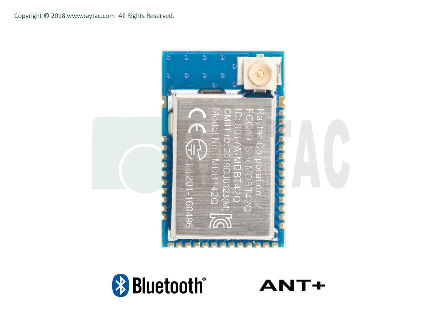 Raytac BLEモジュール MDBT42Q-U512KV2