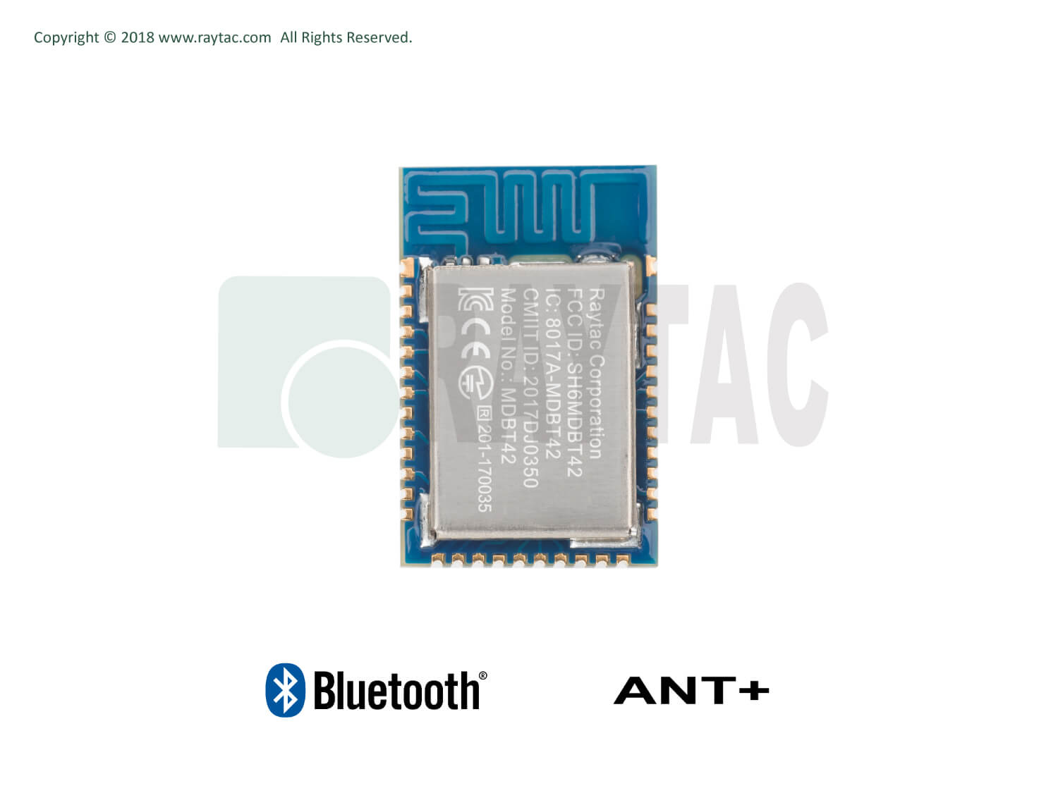 Raytac BLEモジュール MDBT42-P512KV2