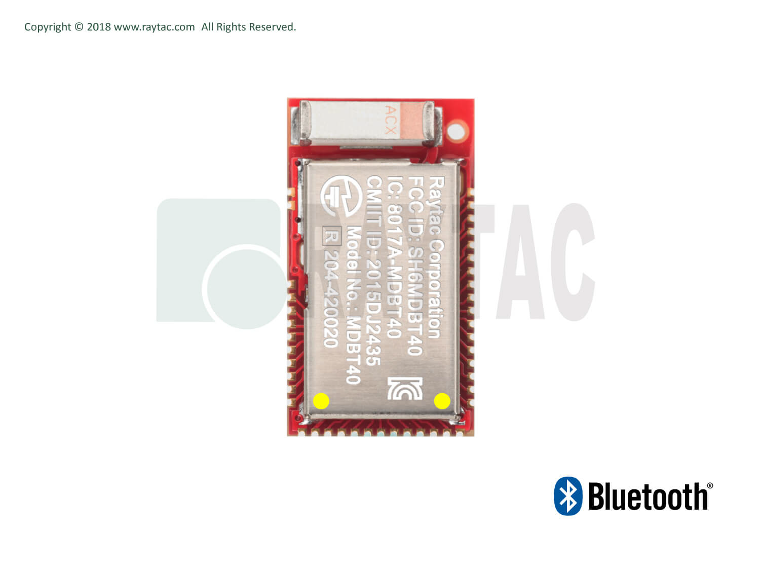 Raytac BLEモジュール MDBT40-256V3
