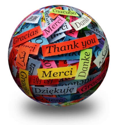 世界中から届いた貿易に関わる感謝の声のイメージ